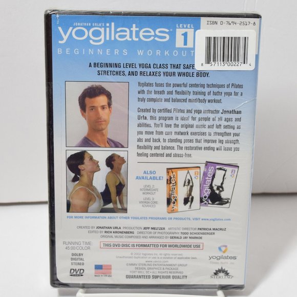 Yogilates Beginner Workout Level 1 Pilates Yoga DVD Home Gym New Fitness - Picture 3 of 6